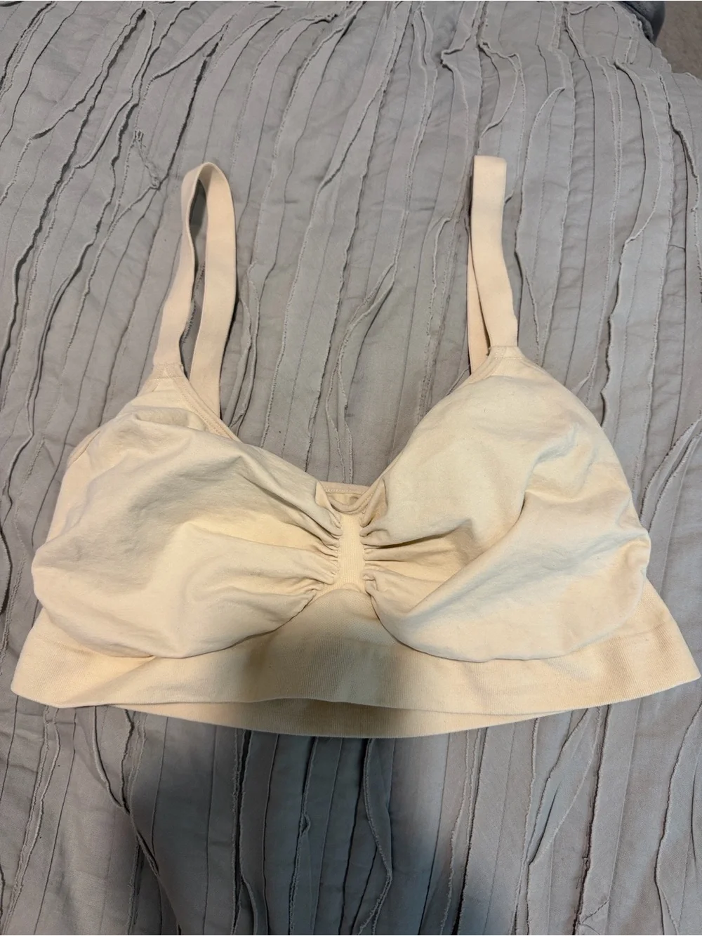 Seamless Nude Comfort Wireless Bra XL